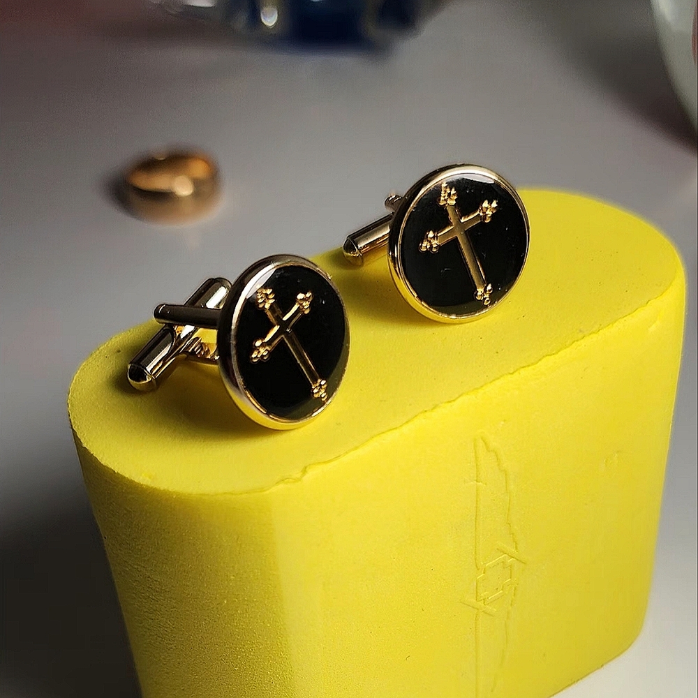 Gold Cufflinks - image 3
